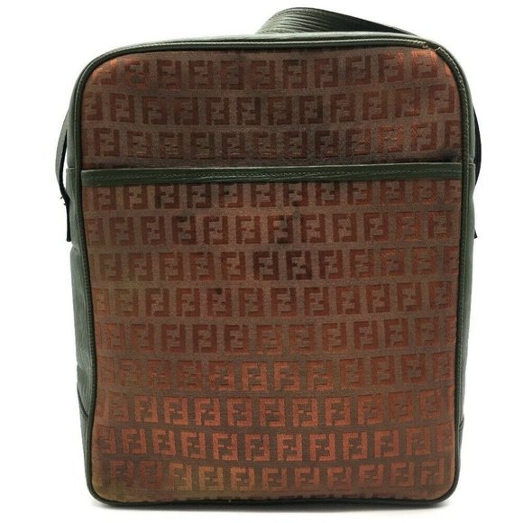 FENDI Zucchino Zucca pattern logo pattern Vintage - Picture 2 of 10